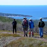 Hiking down from Mt Baldy