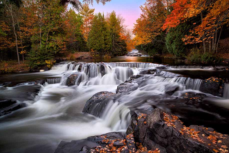 Presque Isle to Munising: Union Mine and Waterfalls